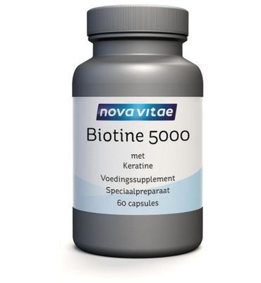 Nova Vitae Biotine 5000mcg keratine alfa (60ca) 60ca