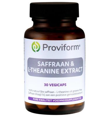 Proviform Saffraan 30mg active & theanine extract (30vc) 30vc