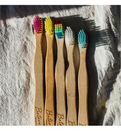 Betereproducten Betereproducten Bamboe tandenborstel voor kinderen regenboog (1st)
