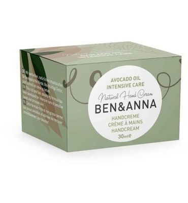 Ben & Anna Hand cream olive oil intensive (30ml) 30ml