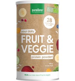 Purasana Purasana Fruit & Veggie proteine poeder/poudre vegan bio (360g)