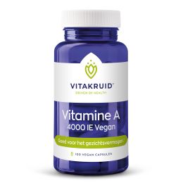Vitakruid Vitakruid Vitamine A 4000 IE vegan (100vc)