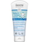 Lavera Baby en kinder sensitiv wash & shampoo EN-FR-IT-DE (200ml) 200ml thumb