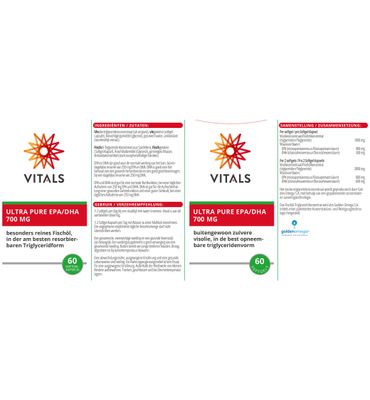 Vitals Ultra Pure EPA/DHA 700 mg (60s null