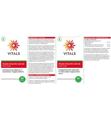Vitals Vegan DHA/EPA 450 mg (60vsft) null
