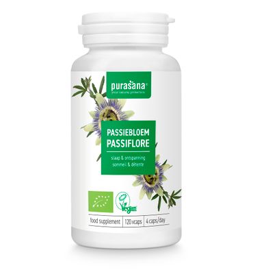 Purasana Passiebloem extract 125 mg 120 null