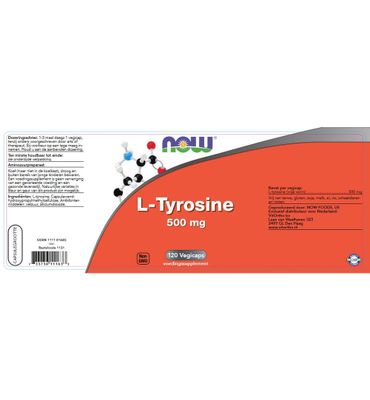 Now L-Tyrosine 500 mg (120 cap) null