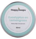 Happysoaps Deo natural eucalyptus en lemongrass (50g) 50g thumb