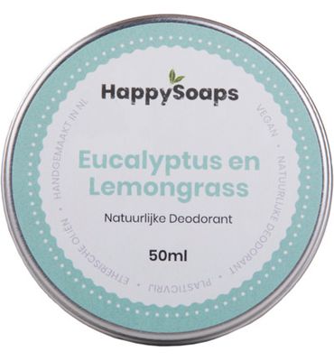 Happysoaps Deo natural eucalyptus en lemongrass (50g) 50g
