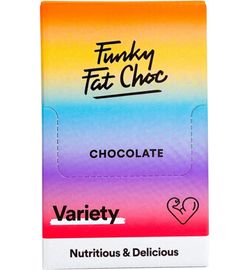 Funky Fat Chocolate Funky Fat Chocolate Variety (10x50gr)