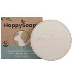 HappySoaps Happysoaps 3-in-1 Travel wash beach (40g)