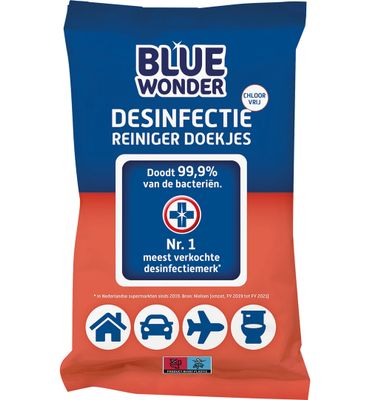 Blue Wonder Desinfectie Doekjes 20stuks