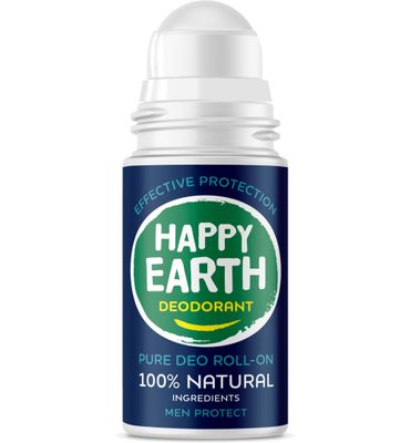 Happy Earth Pure deodorant roll-on men protect (75ml) 75ml
