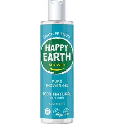 Happy Earth Pure showergel cedar lime (300ml) 300ml