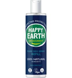 Happy Earth Happy Earth Pure deodorant spray men protect refill (300ml)