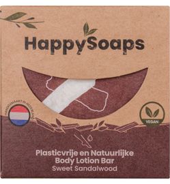 HappySoaps Happysoaps Bodylotion bar sweet sandalwood (65g)